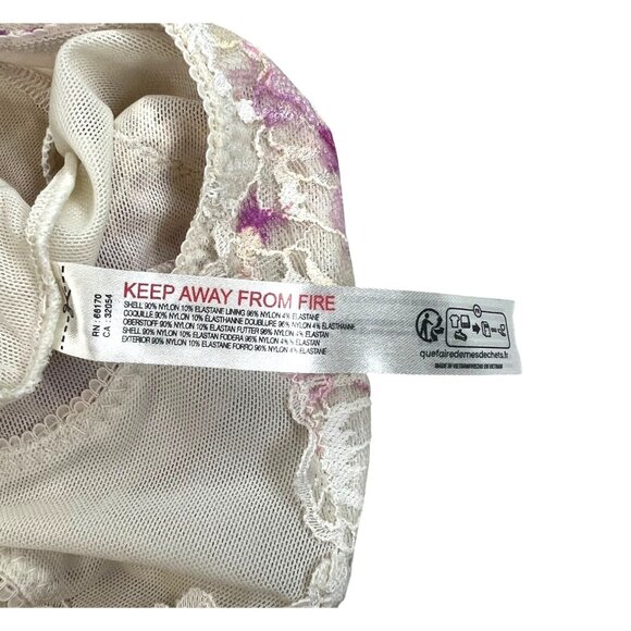 Free People Intimately Spring Soiree Printed Bodysuit Size Medium - Picture 7 of 10